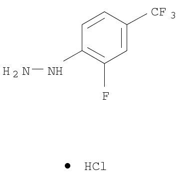 Hydrazine, [2-fluoro-4-(trifluoromethyl)phenyl]-, hydrochloride (1:1)(1030313-53-1)